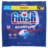 Finish Quantum Regular Pastiglie Lavastoviglie 14 Lavaggi 145,6 g