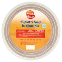 Selex Casa Bella Piatti Fondi In Alluminio 15 Pezzi
