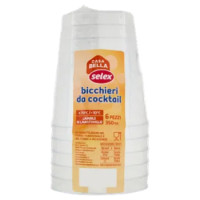 Selex Casa Bella Bicchieri Per Cocktail Trasparenti 350 Cc 6 Pezzi