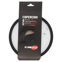 Selex Coperchio In Vetro Con Pomolo Poggiamestolo 20 Cm