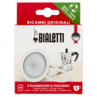 Bialetti 3 Guarnizioni & Piastrina 1 Tazza
