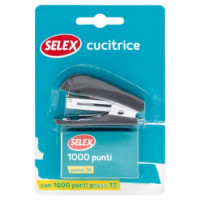 Selex Cucitrice In Metallo Con 1000 Punti Tipo 10