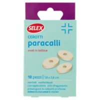 Selex Cerotti Paracalli Ovali In Lattice Monoformato 1,8x2,8 Cm 18 Pezzi