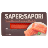 Selex Saper Di Sapori Salmone Affumicato Norvegese Cuore Di Filetto 130 g