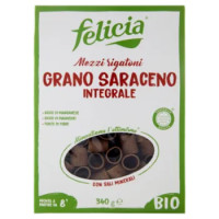 Felicia Mezzi Rigatoni Grano Saraceno Integrale Bio 340 g