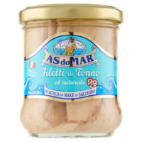 Asdomar Filetti Di Tonno Al Naturale In Acqua Di Mare Di Sardegna 170 g