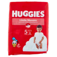 Huggies Little Movers Panolini 5 11-25 Kg 16 Pz