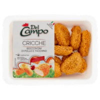 Del Campo Cricche Bocconcini Di Pollo e Tacchino 0,230 Kg