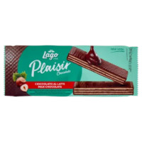 Lago Plaisir Chocolate Cioccolato Al Latte Wafer Cioccolato Al Latte Con Crema Alle Nocciole 120 g