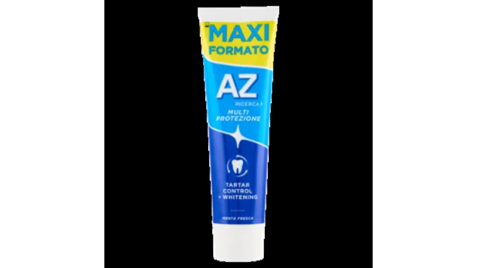 AZ Ricerca Dentifricio Multi Protezione Tartar Control + Whitening 100 Ml