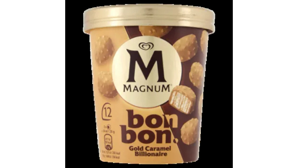 Magnum Bon Bon Gold Caramel Billionaire 12 Gelati 168 g