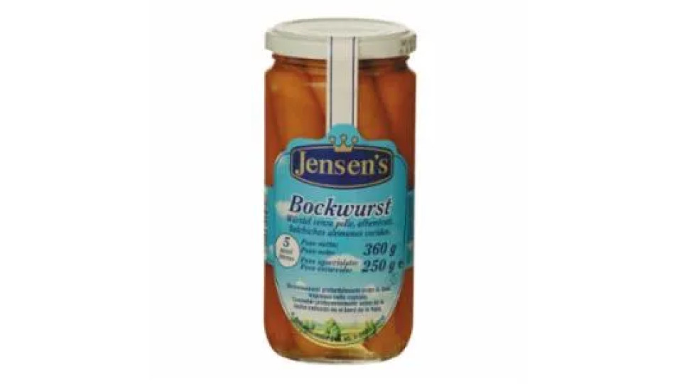 Wurstel Senza Pelle Bockwurst 360gr