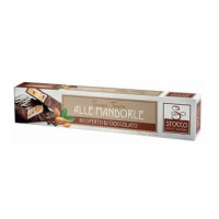 Stocco Torrone Tenero alle Mandorle Ricoperto di Cioccolato 175 g