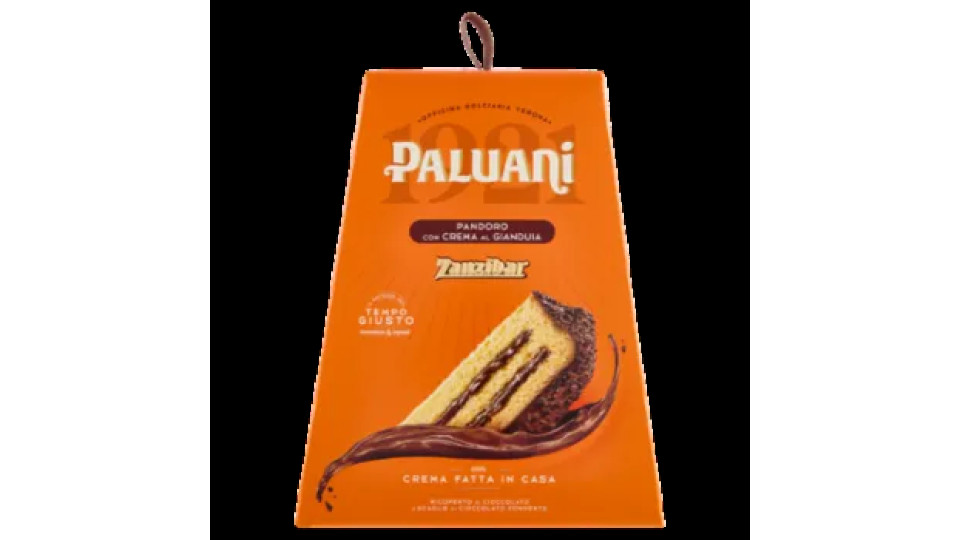 Paluani Pandoro Con Crema Al Gianduia Zanzibar 750 g