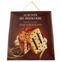 Le Bontà Del Pasticciere Panettone Con Gocce Cioccolato Con Farcitura 750 g