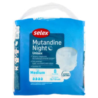 Selex Mutandine Night Unisex Taglia Medium 8 Pezzi