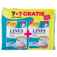 Lines Specialist Pants Unisex Taglia L Plus 7 + 7 Pz