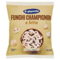 IL GIGANTE Funghi Champignon a Fette Surgelati 450 g