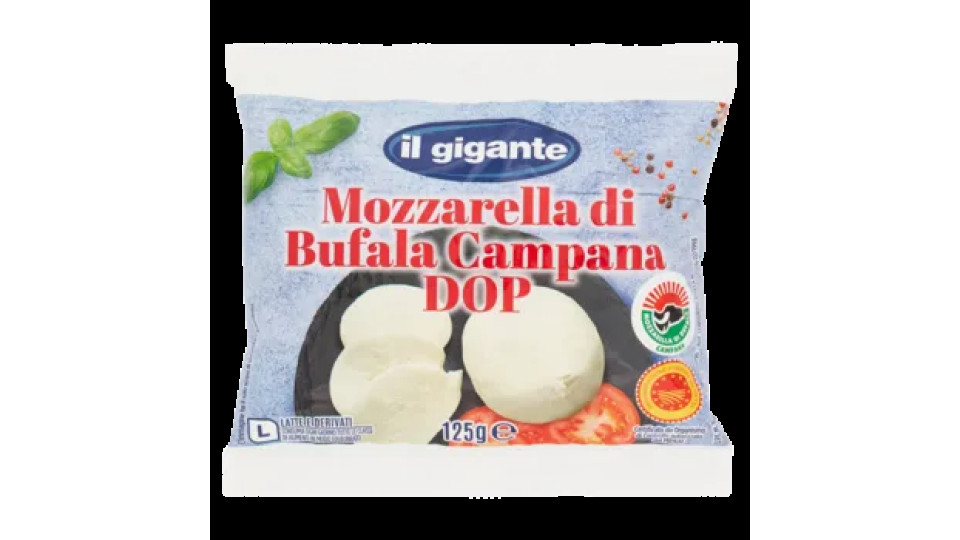 IL GIGANTE Mozzarella Di Bufala Campana DOP 125 g