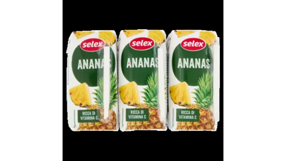 Selex Succo Ananas 3 x 200 Ml