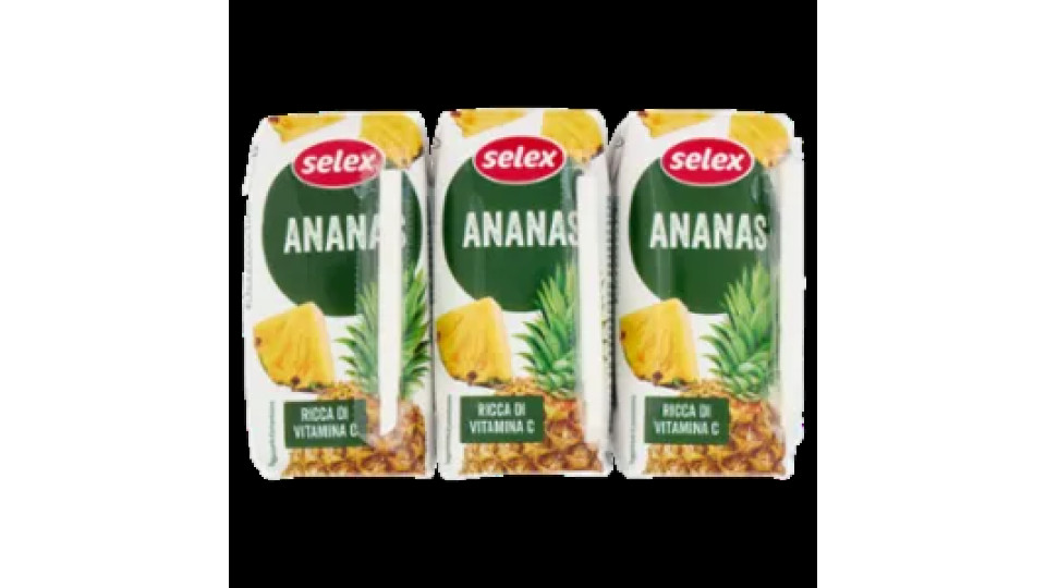 Selex Succo Ananas 3 x 200 Ml
