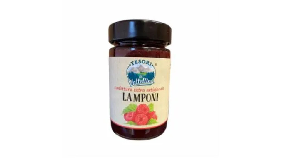 Tesori della Valtellina Confettura Extra di Lamponi 250g