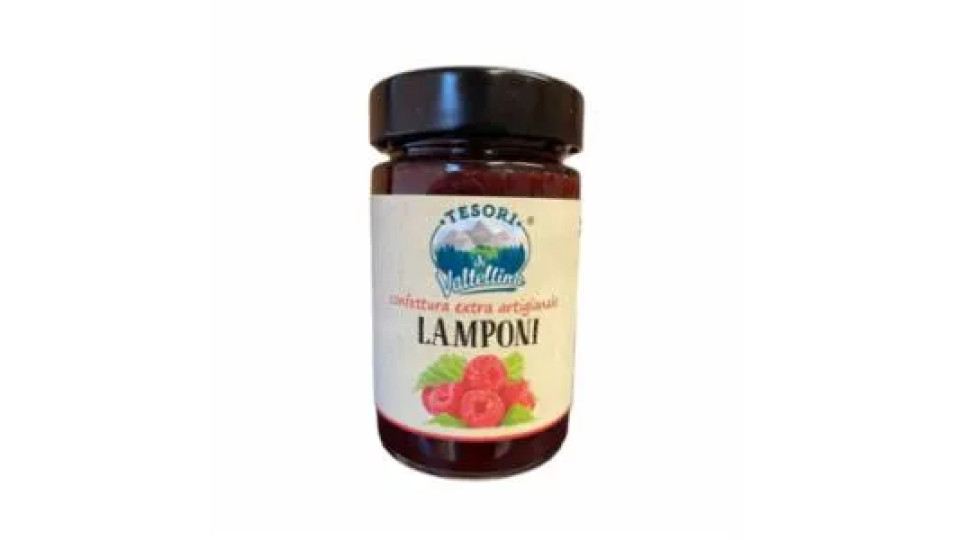 Tesori della Valtellina Confettura Extra di Lamponi 250g
