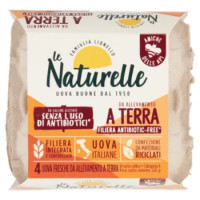 Le Naturelle 4 Uova Fresche Da Allevamento a Terra 220 g