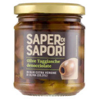 Selex Saper Di Sapori Olive Taggiasche Denocciolate In Olio Extravergine D'Oliva 180 g