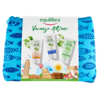 Equilibra Vacanze Italiane Aloe Crema Solare SPF50⁺+Aloe Latte Doposole+Aloe Doccia-Shampoo 3x75 Ml