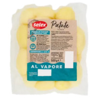 Selex Patate Tonde Pulite, Precotte e Pronte Da Cucinare 500 g