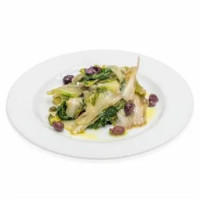 Scarole Saltate Con Olive E Capperi