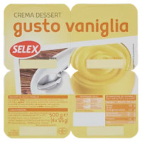 Selex Crema Dessert Al Gusto Vaniglia 4x125 g