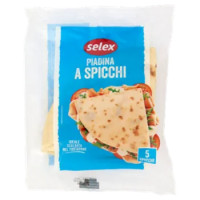 Selex Piadina Fresca a Spicchi 5 Pezzi 250 g