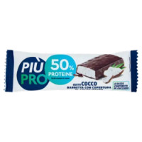 Piùpro Barrette Proteiche Gusto Cocco Con Copertura Al Cioccolato Magro 40 g
