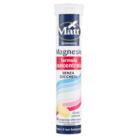 Matt Benessere Magnesio Formula Concentrata 20 Compresse Effervescenti 76 g