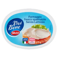 Selex Vivi Bene Formaggio Fresco Spalmabile Senza Lattosio 175 g
