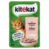Kitekat Cibo Umido Gatto Con Salmone In Salsa Bustina 85g
