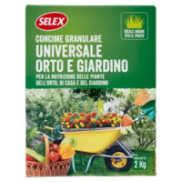 Selex Giardinaggio Concime Granulare Per Orto e Giardino 2 Kg