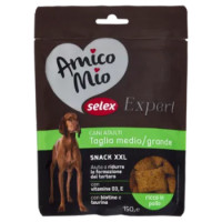 Selex Amico Mio Expert Cane Adulto Di Taglia Medio/Grande Snack XXL 150 g