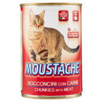 Moustache Bocconcini Con Carne 415 g