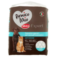 Selex Amico Mio Expert Tappetini Antiodore Per Animali 60X60 Cm 10 Pezzi
