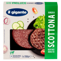 IL GIGANTE Burger Di Scottona Bovino Adulto 200 g
