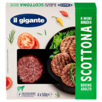 Mini Hamburger Di Scottona Bovino Adulto