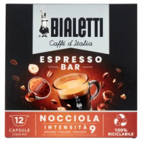 Bialetti Caffè D'Italia Espresso Bar Nocciola 12 Capsule 84 g
