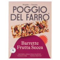 Poggio Del Farro Barrette Frutta Secca 4 x 25 g
