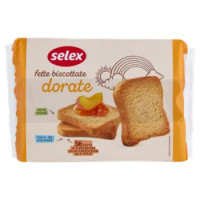 Selex Fette Biscottate Classiche In Confezioni Salvafreschezza 9x4 Fette 320 g