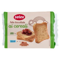 Selex Fette Biscottate Ai Cereali In Confezioni Salvafreschezza 9x4 Fette 320 g