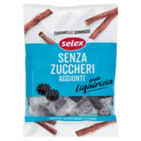 Selex Caramelle Gommose Alla Liquirizia Senza Zucchero 70 g