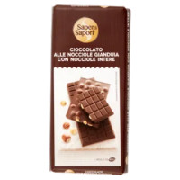 Selex Saper Di Sapori Cioccolato Alle Nocciole Gianduia Con Nocciole Intere 200 g